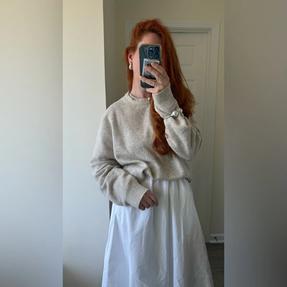 H&M Oversized beige boyfriend sweater - men’s size L - excellent condition - Picture 3 of 8